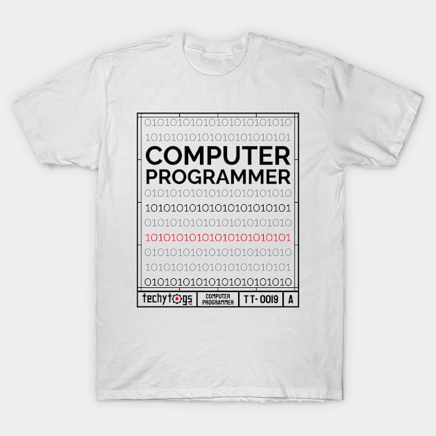 Computer Programmer T-Shirt by techy-togs